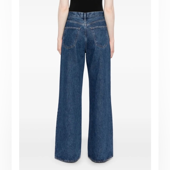 Agolde Dame High Rise Wide Leg Jeans - Picture 2 of 12